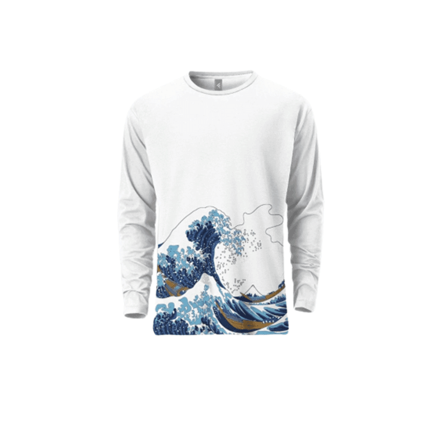 Mens Premium Full Sleeve T-Shirt -Sea