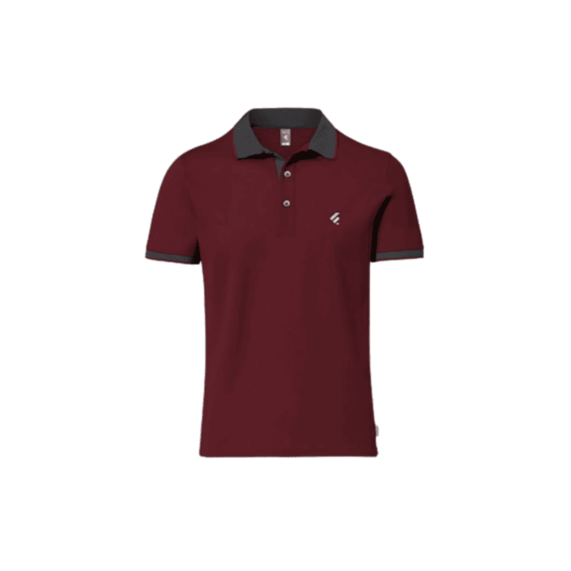 Fabrilife Single Jersey Knitted Cotton Polo - Maroon