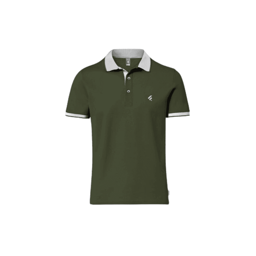 Fabrilife Single Jersey Knitted Cotton Polo - Olive