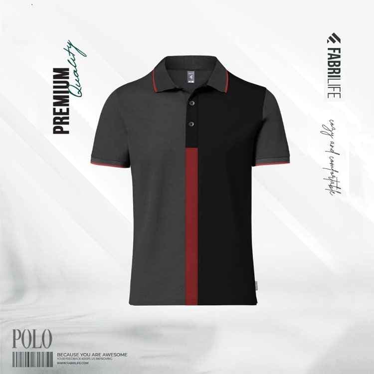 Fabrilife Designer Edition Single Jersey Knitted Cotton Polo - Supreme