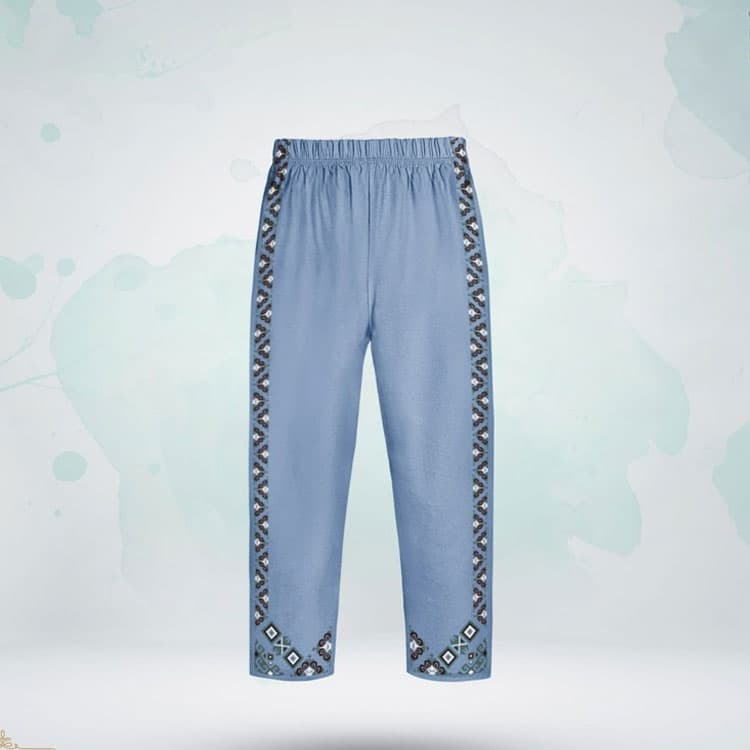 Premium Girls Trouser - Sky Blue