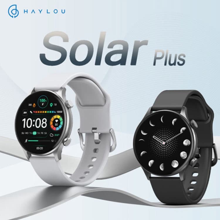 Haylou SOLAR Plus Amoled Calling Smart Watch (LS16) - Black