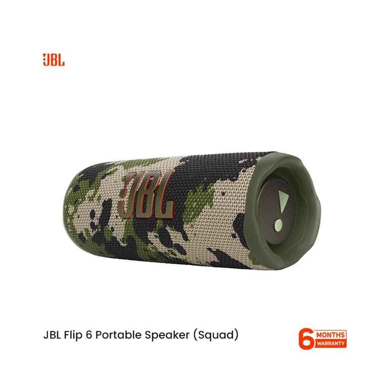 JBL Flip 6 Portable Waterproof Outdoor Bluetooth Speaker 20W - Squat